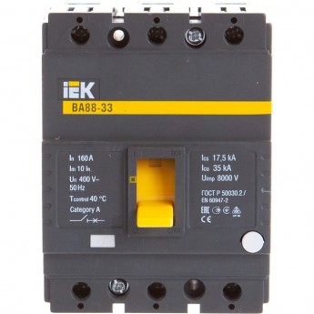Автоматический выключатель IEK SVA20-3-0050 ВА88-33 3Р 50А 35кА ИЭК