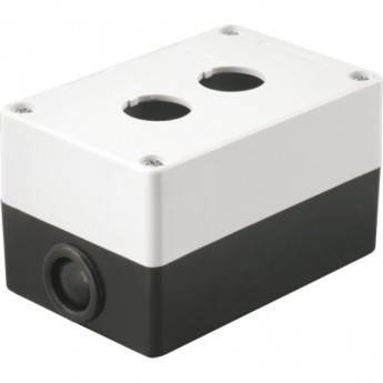 Корпус поста IEK КП102 для кнопок управления 2 места белый - BKP10-2-K01 Корпус поста IEK КП102 для кнопок управления 2 места белый - BKP10-2-K01