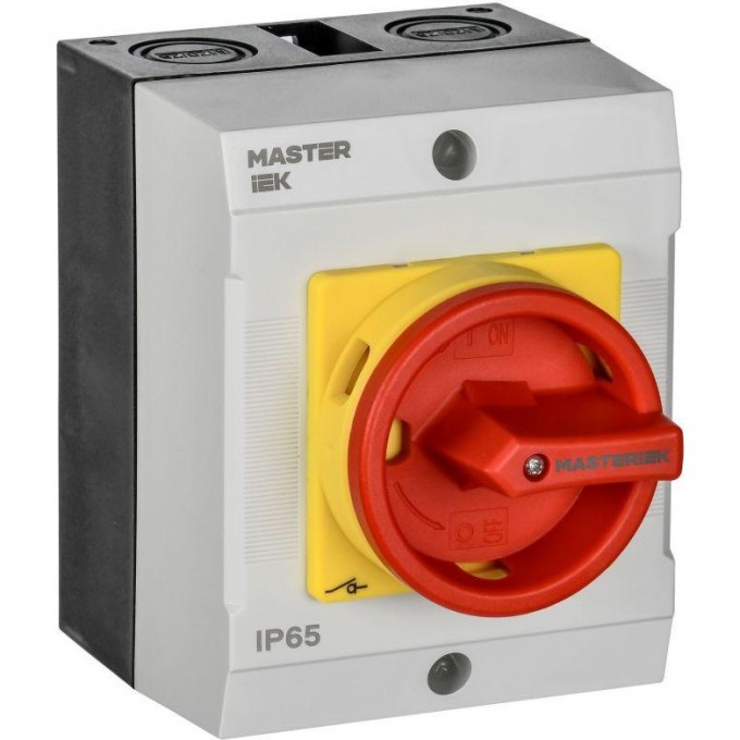Переключатель кулачковый IEK 10А (сх. 91) в боксе закрытая рукоятка аварийный MI-CS22-010-091