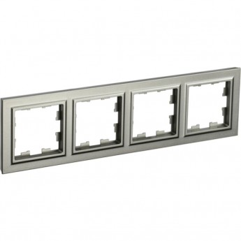Рамка 4-местная РУ-4-БрШ шампань IEK BRITE - BR-M42-K37