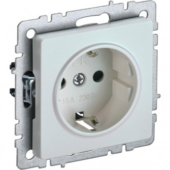 Розетка 1-местная с заземлением без защитных шторок 16А IEK BRITE РС11-1-0-БрЖ жемчуг - BR-R11-16-K36 Розетка 1-местная с заземлением без защитных шторок 16А IEK BRITE РС11-1-0-БрЖ жемчуг - BR-R11-16-K36