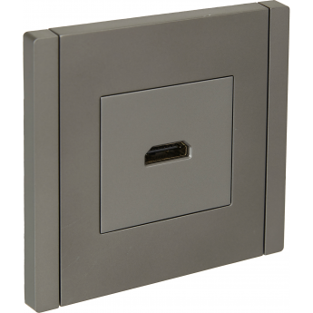 Розетка HDMI IEK FORTEPIANO FP540 сталь FP-H10-K46 Розетка HDMI IEK FORTEPIANO FP540 сталь FP-H10-K46